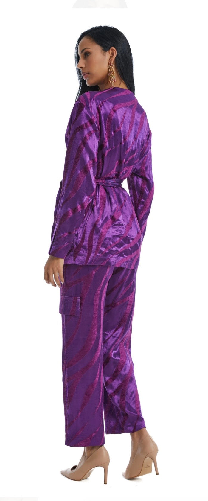 velvet & satin set