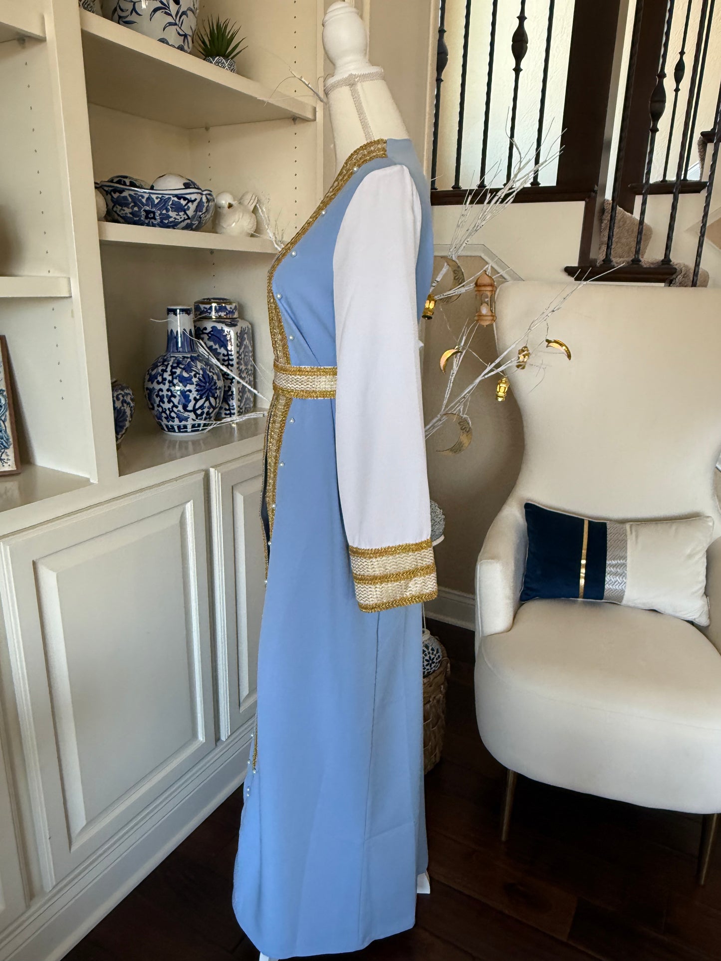 Enchanted Sapphire Abaya