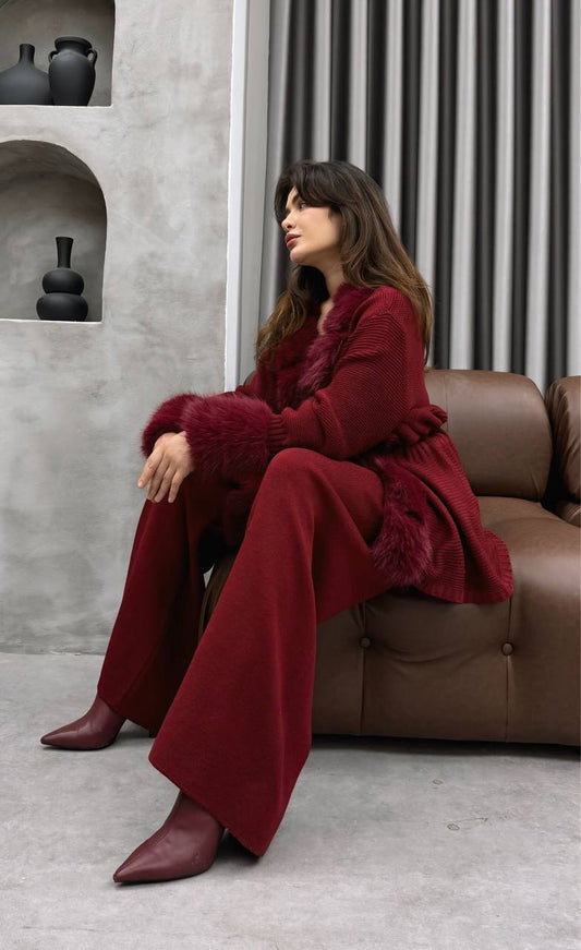 Burgundy triko sets