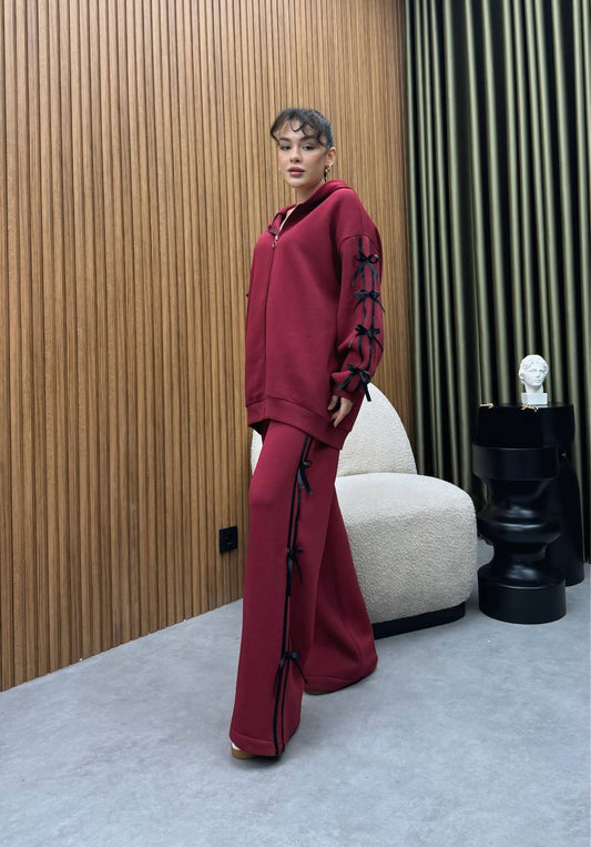 Burgundy Ribbon sets