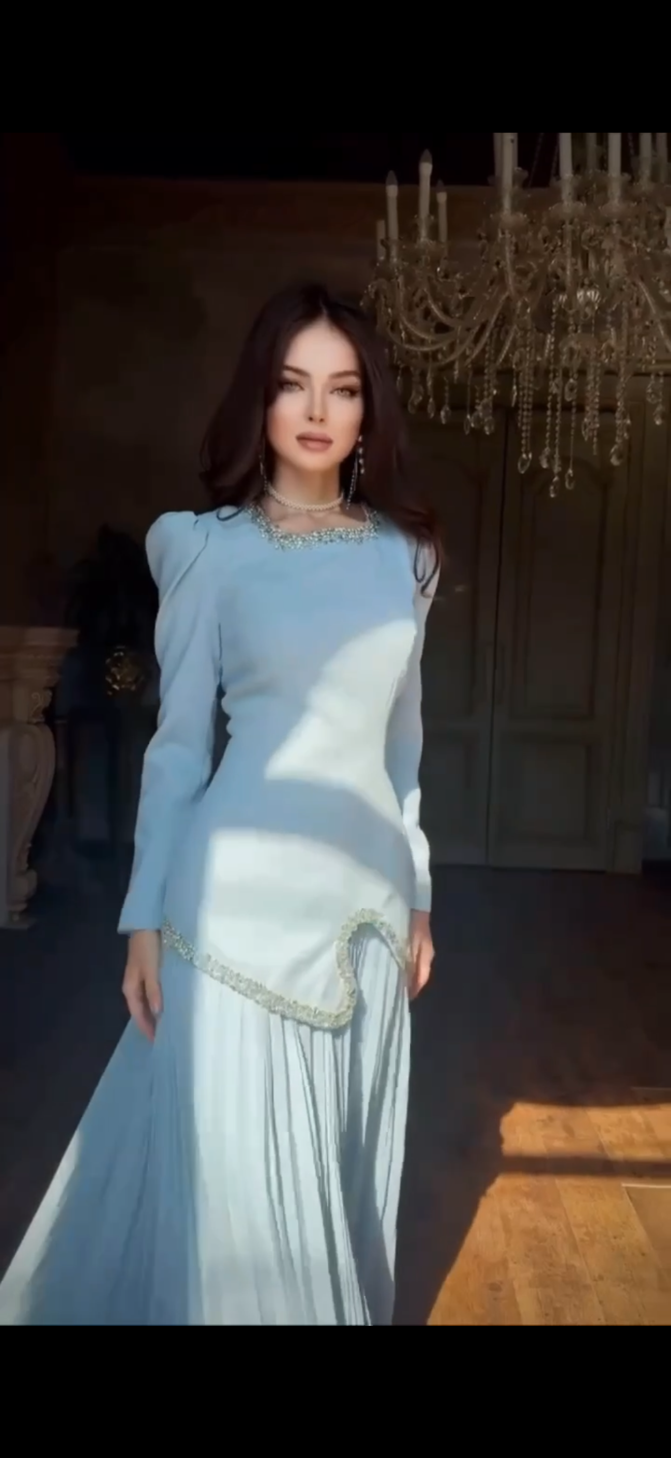 Blue elegant dress