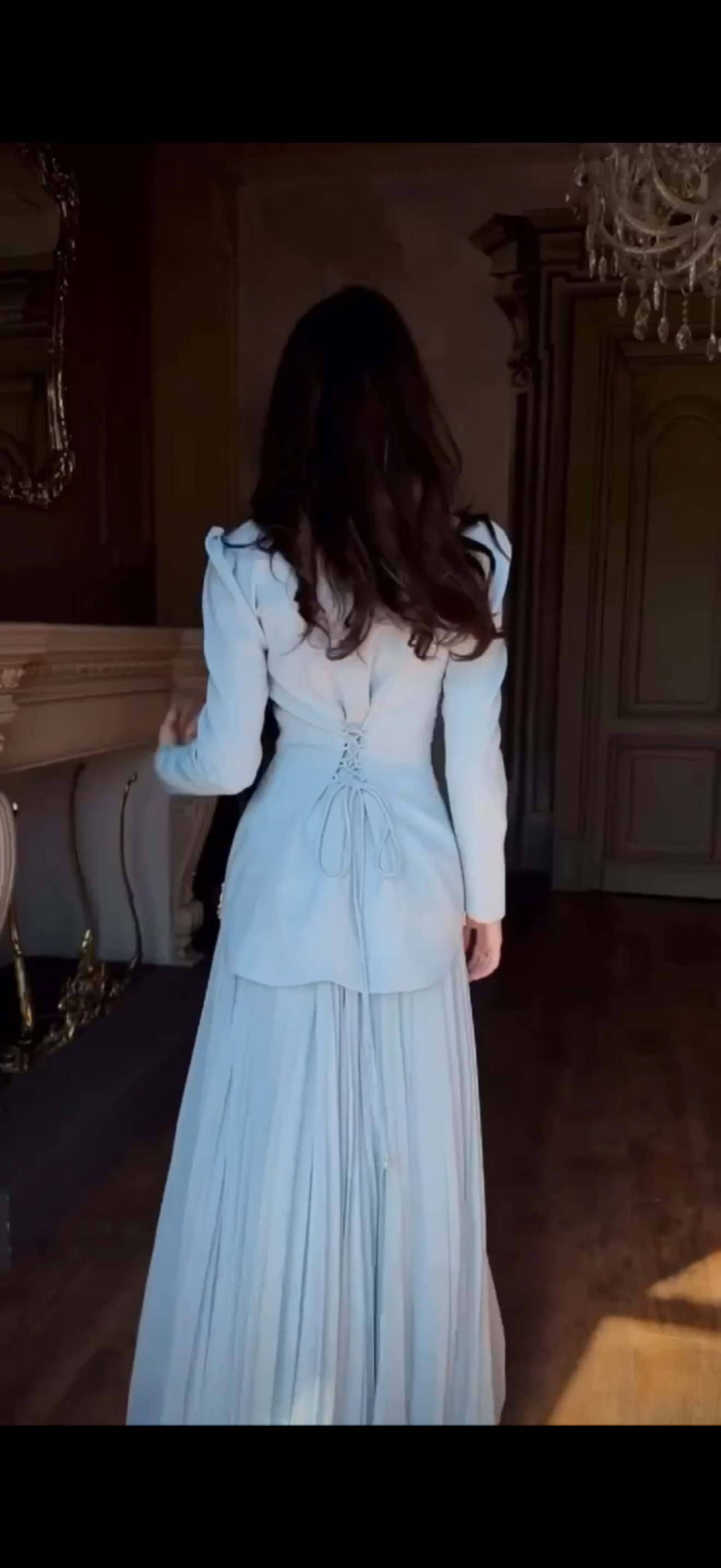 Blue elegant dress