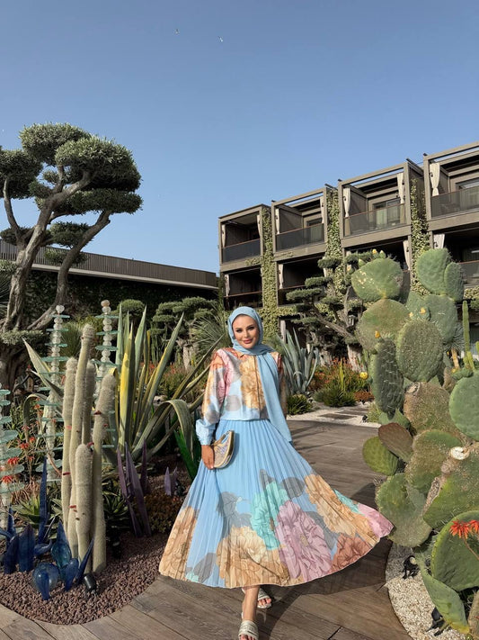 Sky Floral Set