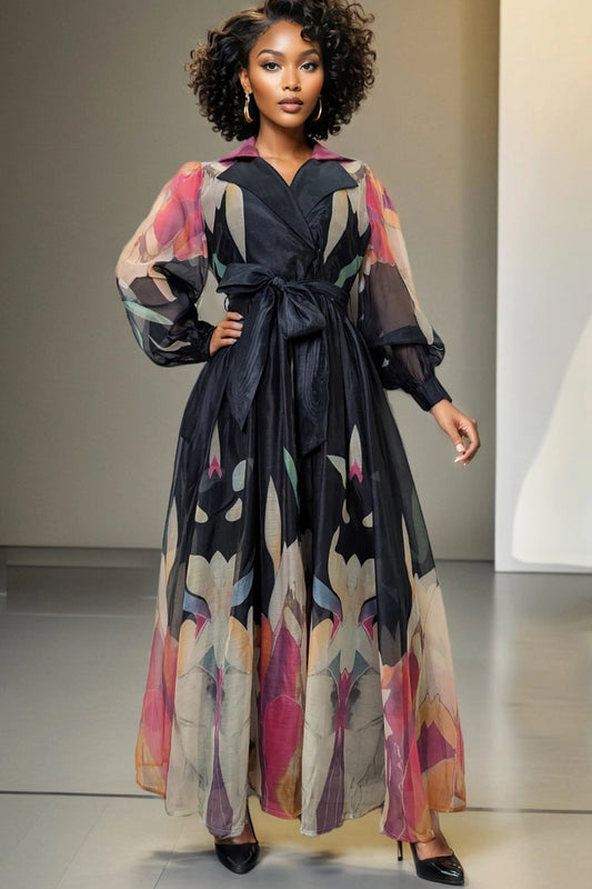 Neck Wrap Dress