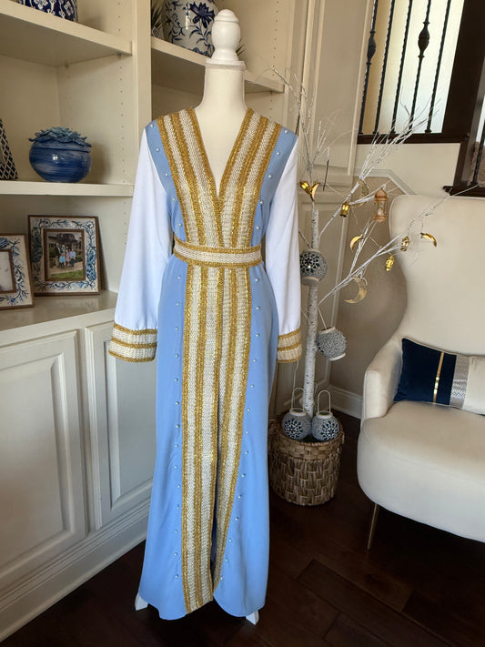 Enchanted Sapphire Abaya