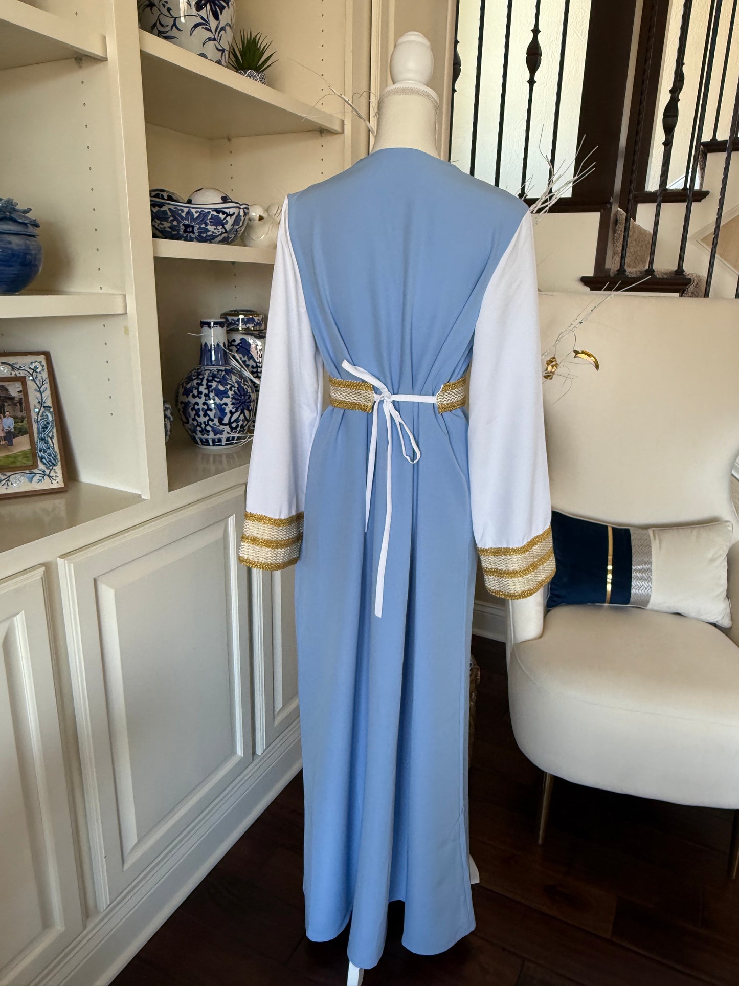 Enchanted Sapphire Abaya