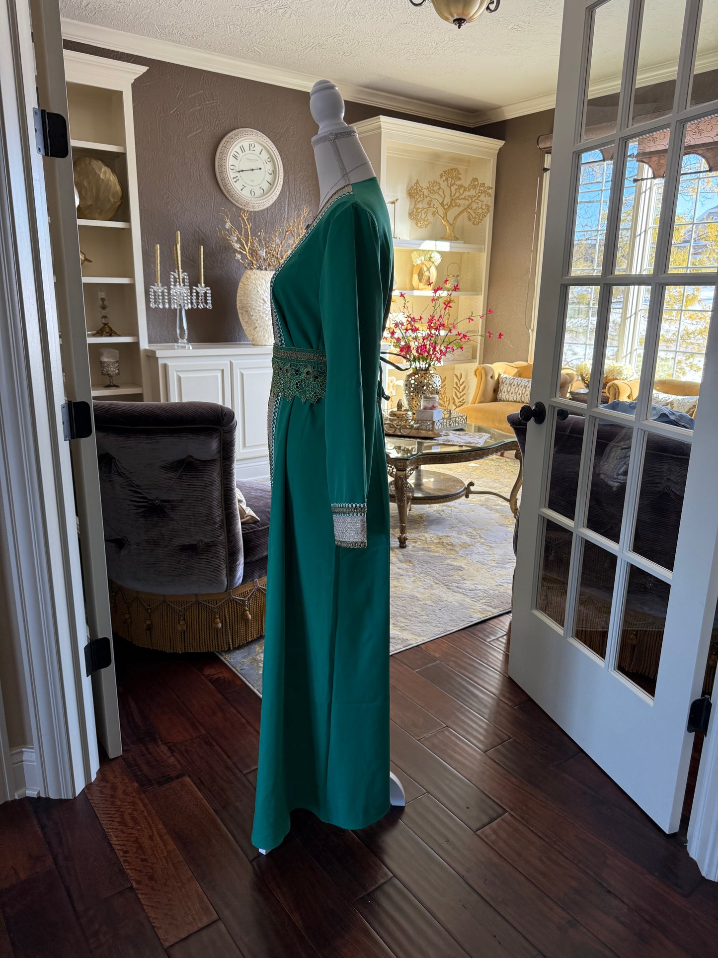 Emerald Whisper Abaya