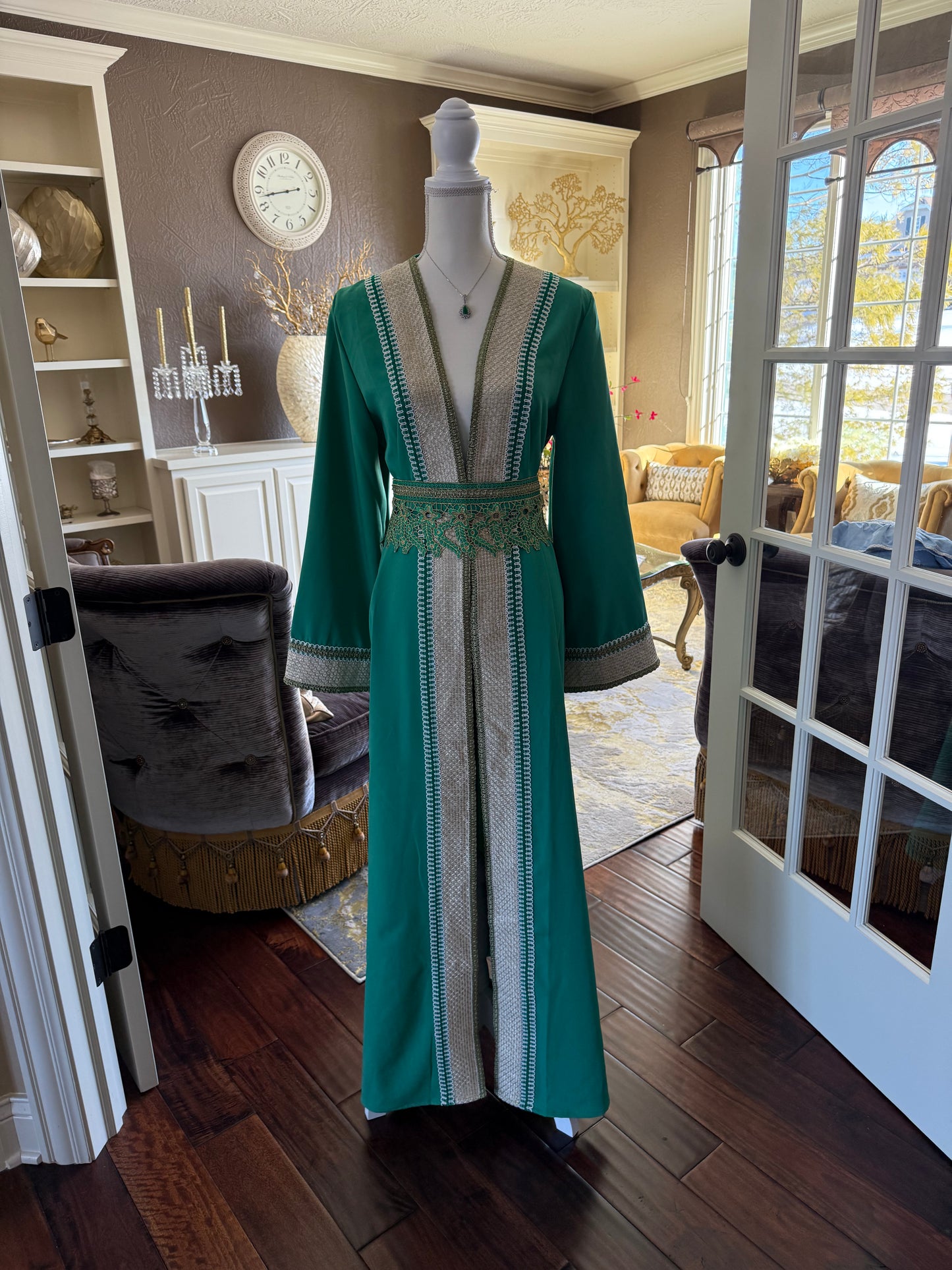 Emerald Whisper Abaya