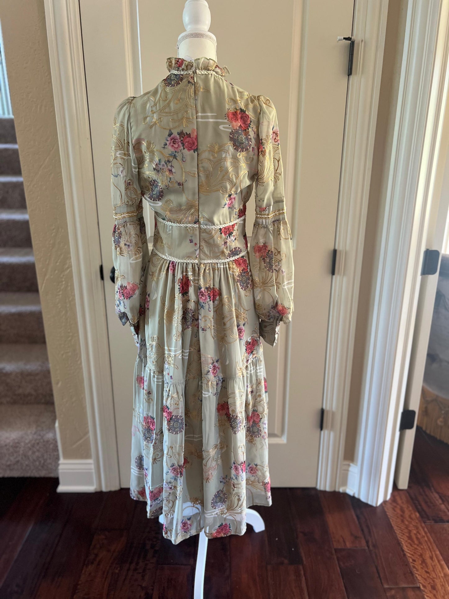 Vintage Ivory Garden Dress