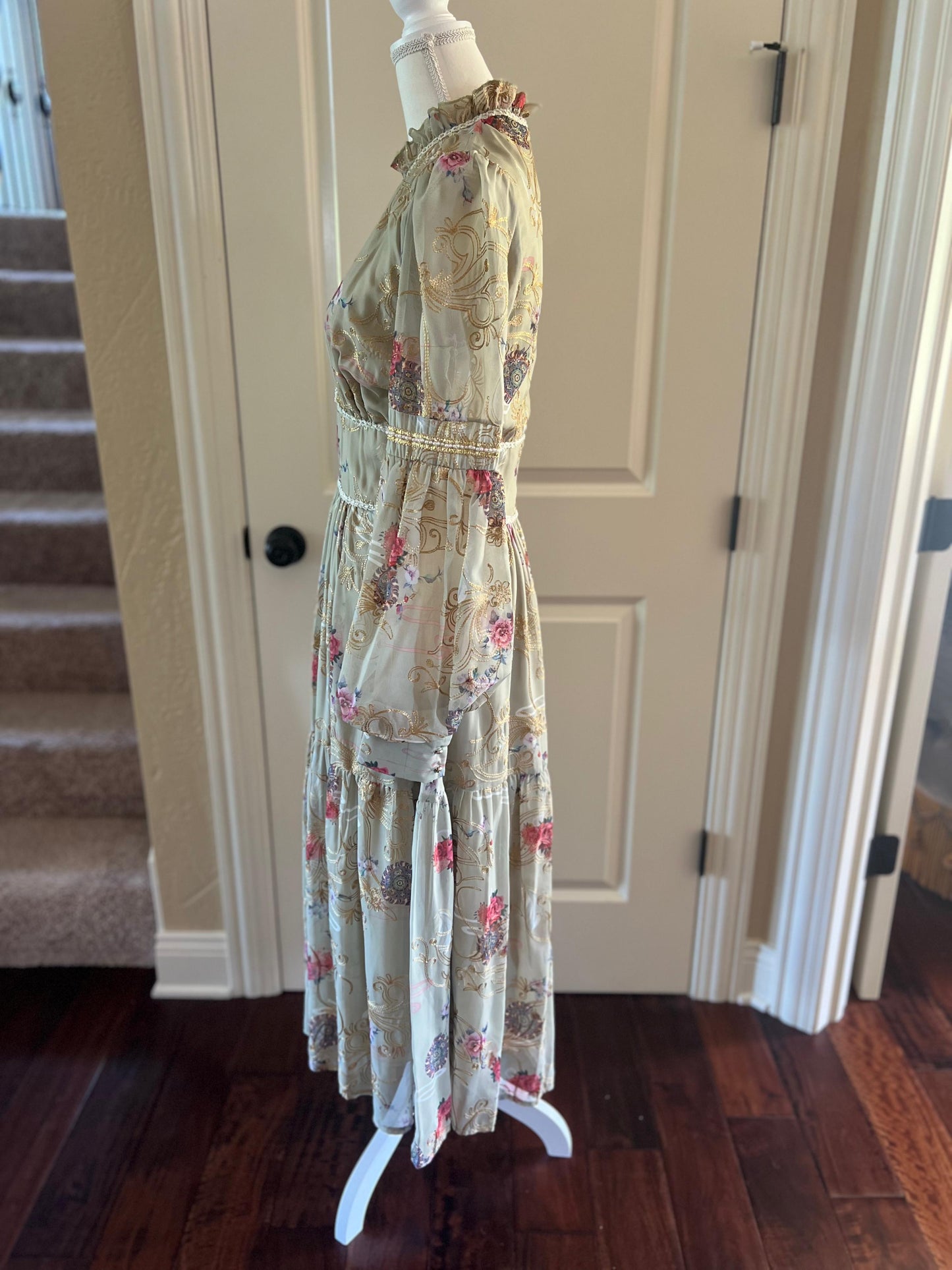 Vintage Ivory Garden Dress